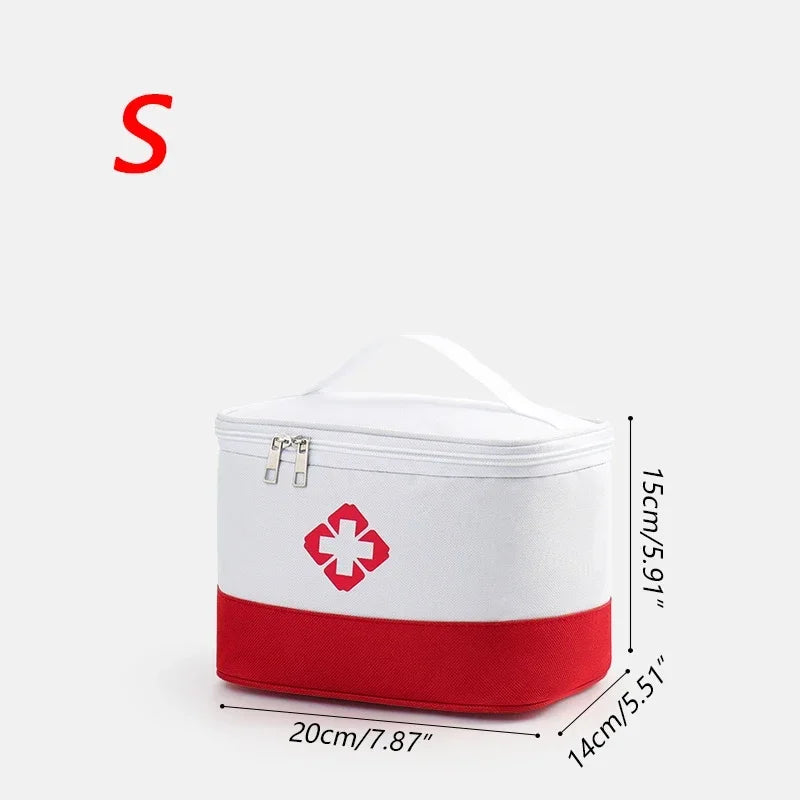 Household First Aid Medical Storage Bag High Capacity Epidemic Prevention Box Iodophor Wound Patch Disinfectant Water Organizers