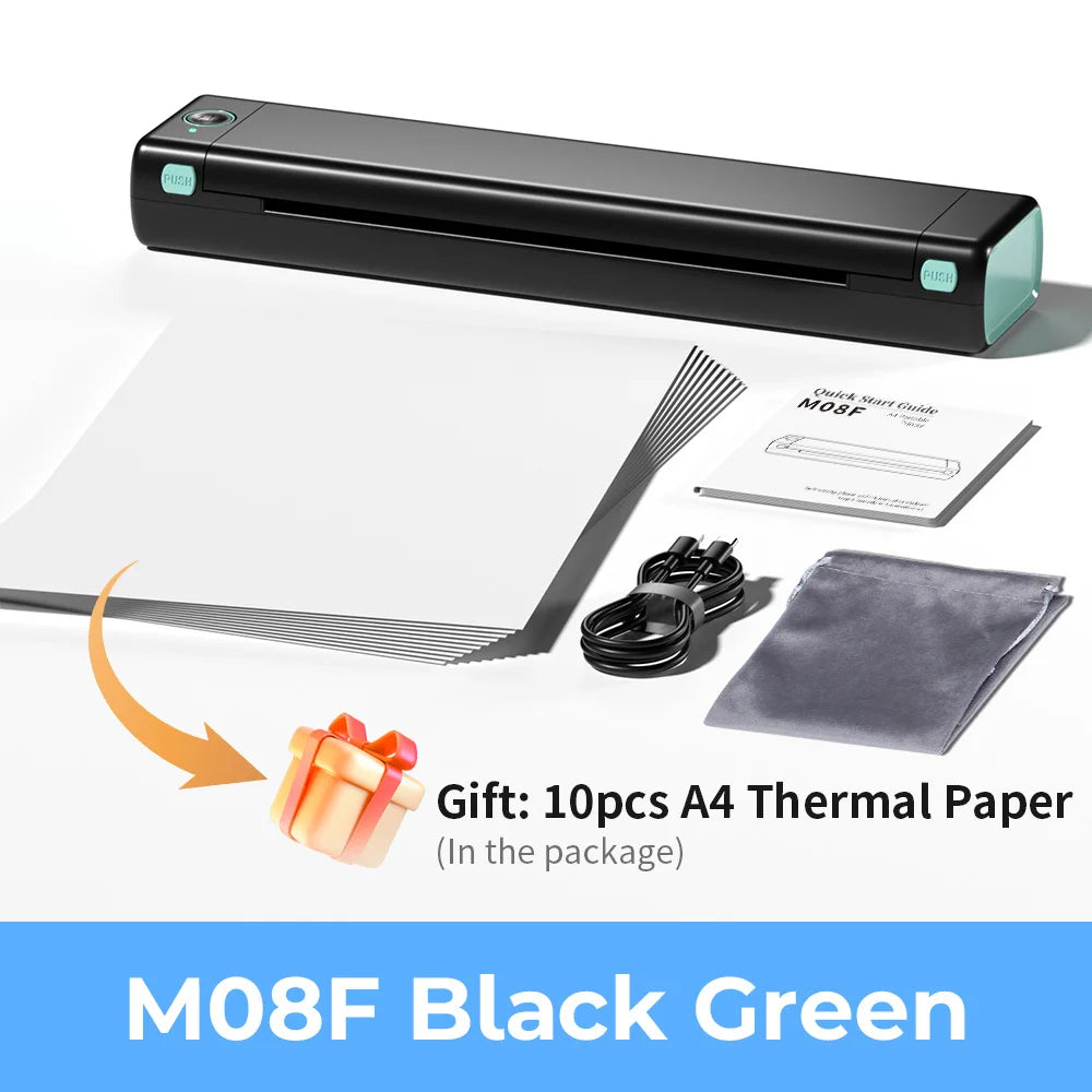 Phomemo M08F Wireless Tattoo Transfer Stencil Printer Tattoo Transfer Thermal Copier Machine Compatible with Smartphone & PC