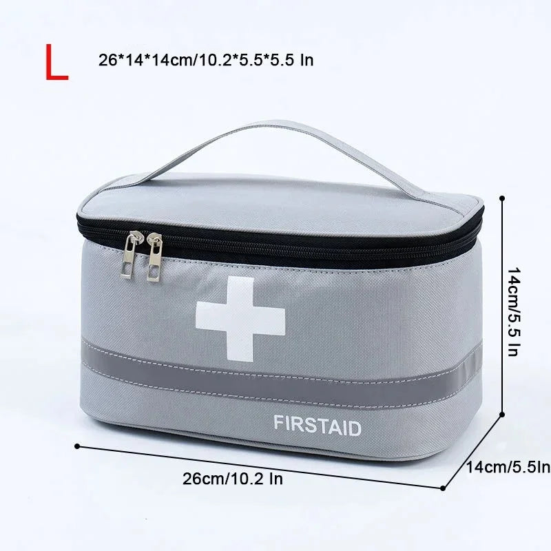 Household First Aid Medical Storage Bag High Capacity Epidemic Prevention Box Iodophor Wound Patch Disinfectant Water Organizers