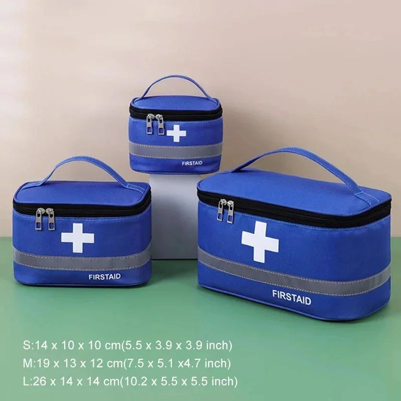 Household First Aid Medical Storage Bag High Capacity Epidemic Prevention Box Iodophor Wound Patch Disinfectant Water Organizers