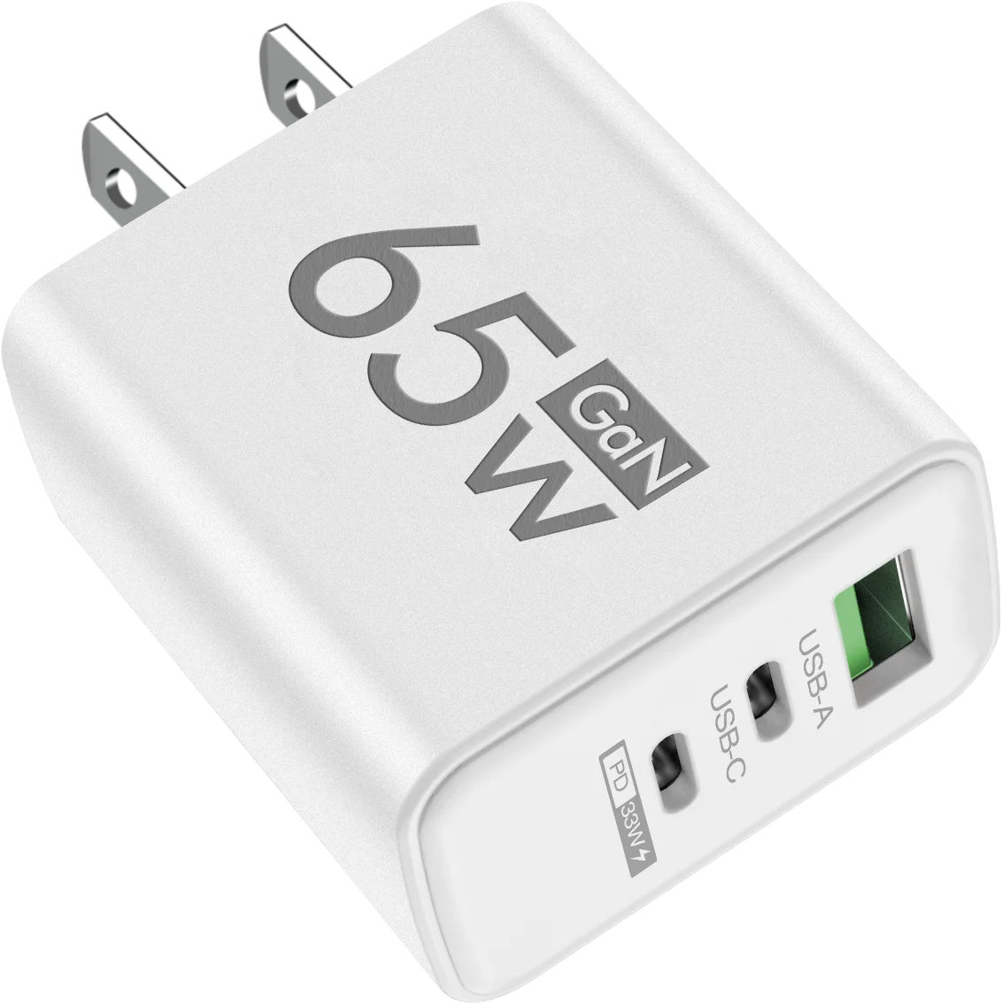 65W GaN USB Charger Fast Charging Quick Charger3.0 Travel Charger For iPhone 15 Samsung Xiaomi Mobile Phone Adapter EU US Plug