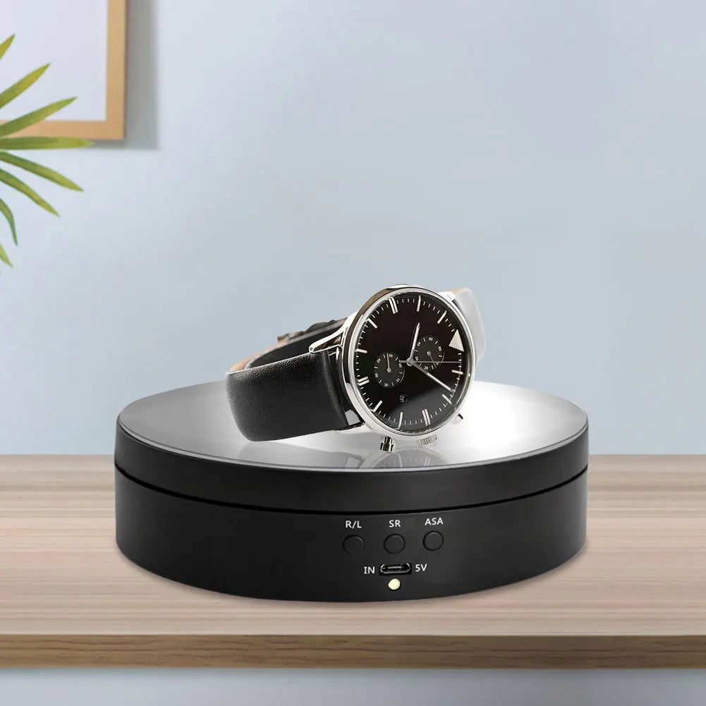 360 Degree Electric Rotating Turntable 3 Speed Motorized Rotating Display Stand for Photography Products Jewelry Watch 3D Models