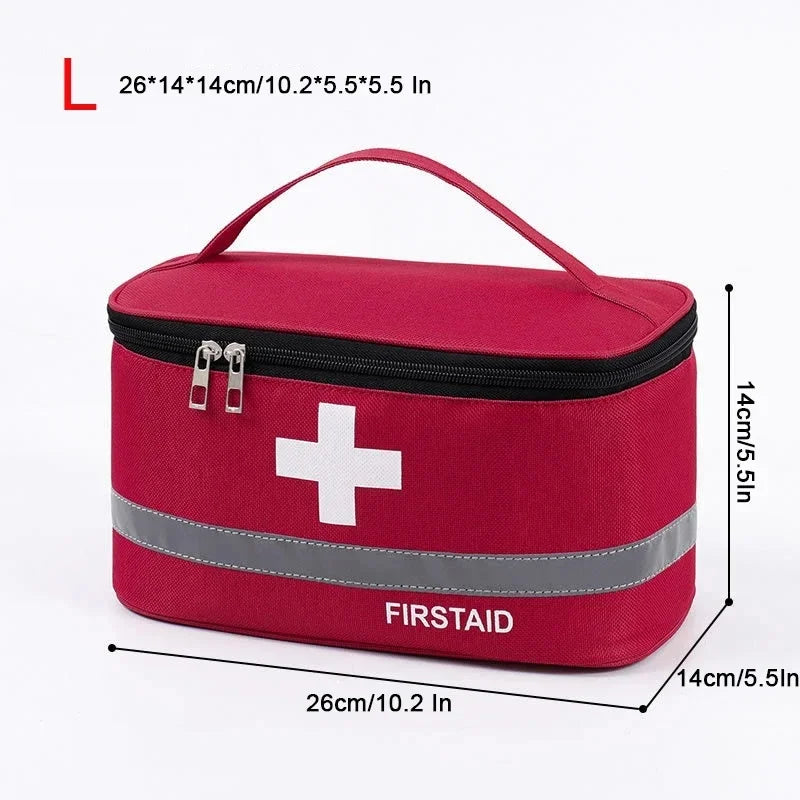 Household First Aid Medical Storage Bag High Capacity Epidemic Prevention Box Iodophor Wound Patch Disinfectant Water Organizers