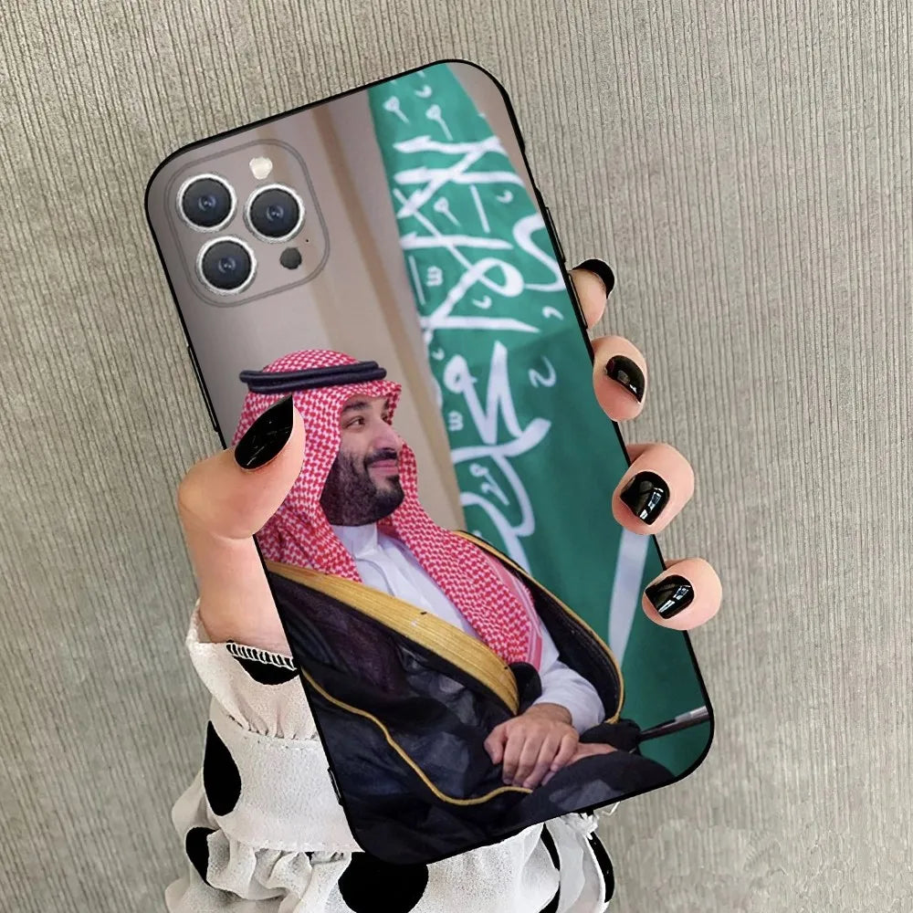 Muhammad bin Salman Phone Case For iPhone 15,14,13,12,11,Plus,Pro Max,XS,X,XR,SE,Mini,8,7 Soft Silicone Black Cover
