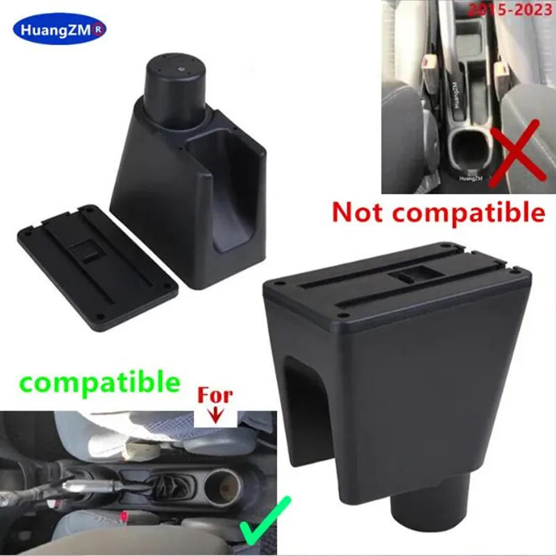 For Chevrolet Spark Armrest Box For Chevrolet Spark 3 III Aveo T200 Car Armrest Storage Box cup holder Retrofit Car Accessories
