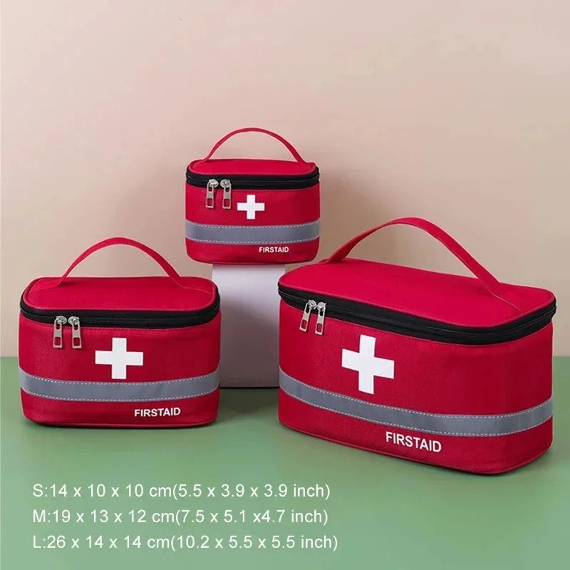 Household First Aid Medical Storage Bag High Capacity Epidemic Prevention Box Iodophor Wound Patch Disinfectant Water Organizers