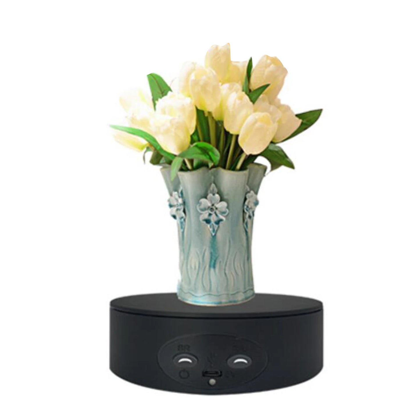 360 Degree Electric Motorized Rotation 3D Display Stand for Photography, Watches Figures Jewelry Rotating Display Stand