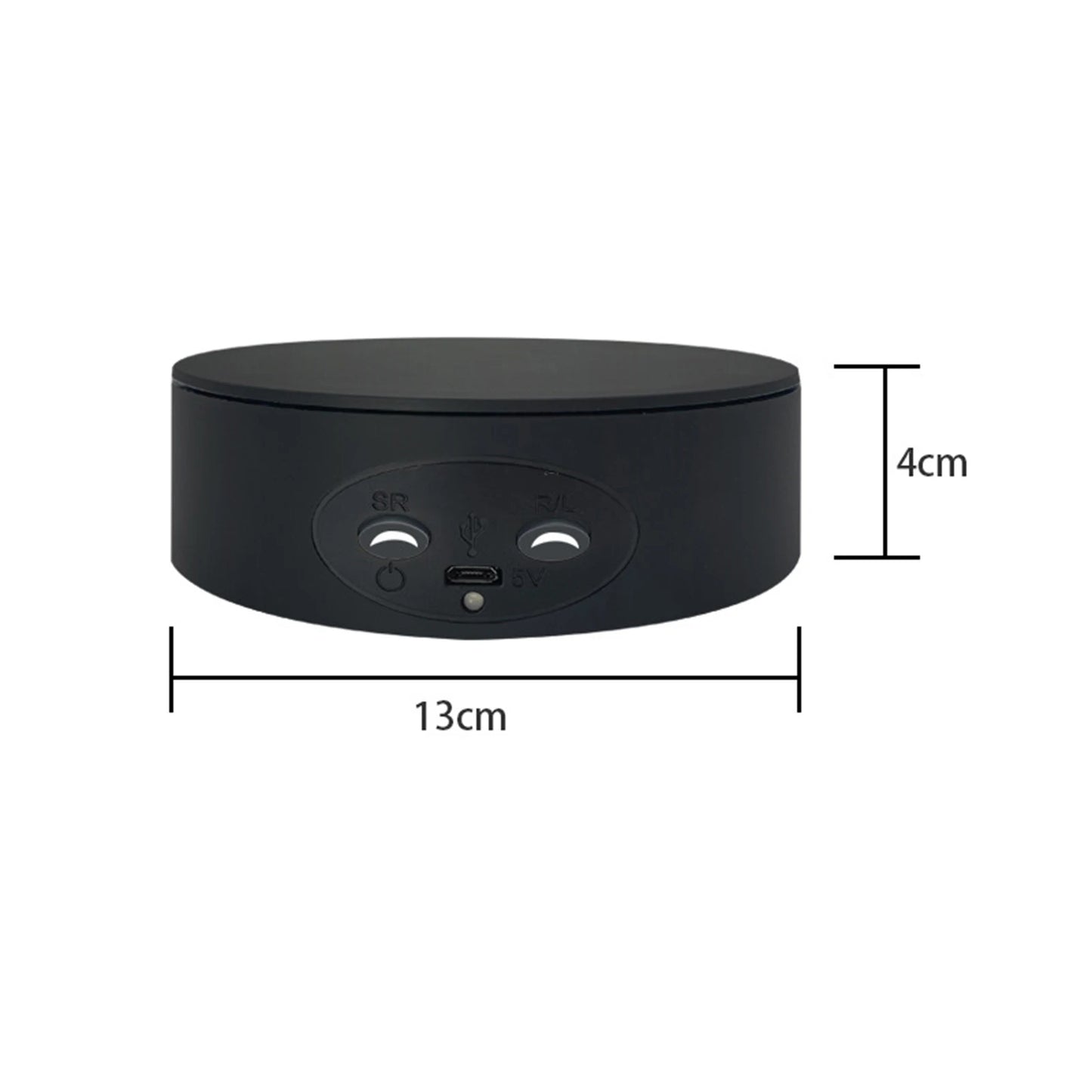 360 Degree Electric Motorized Rotation 3D Display Stand for Photography, Watches Figures Jewelry Rotating Display Stand