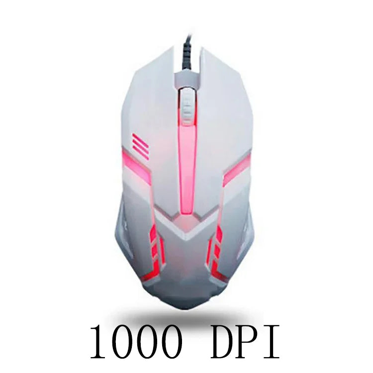 3200dpi Laser Mouse for PC Gamer Gaming Mouse Ergonomic Mice with LED Backlit USB Mice for Computer Gamer Girl Mouse for Laptop