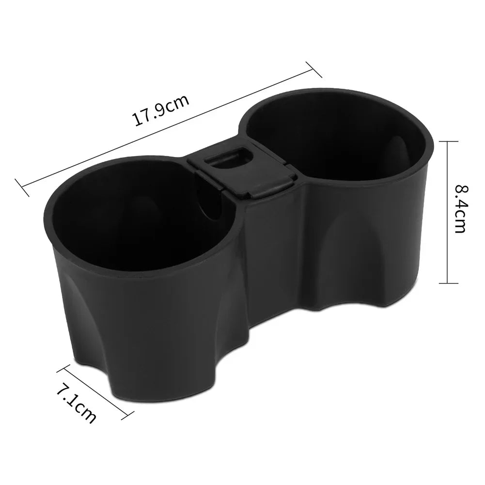 Center Console Cup Holder Insert for Tesla Model 3 3+ Highland Model Y 2024 Silicone Slot Slip Drink Limiter New Car Accessories