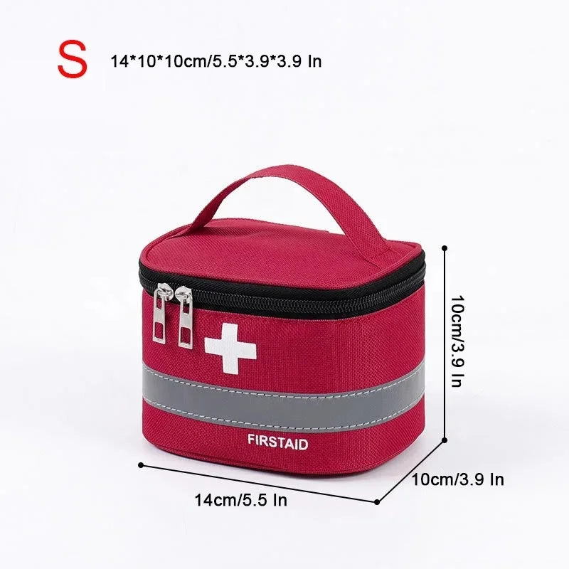 Household First Aid Medical Storage Bag High Capacity Epidemic Prevention Box Iodophor Wound Patch Disinfectant Water Organizers