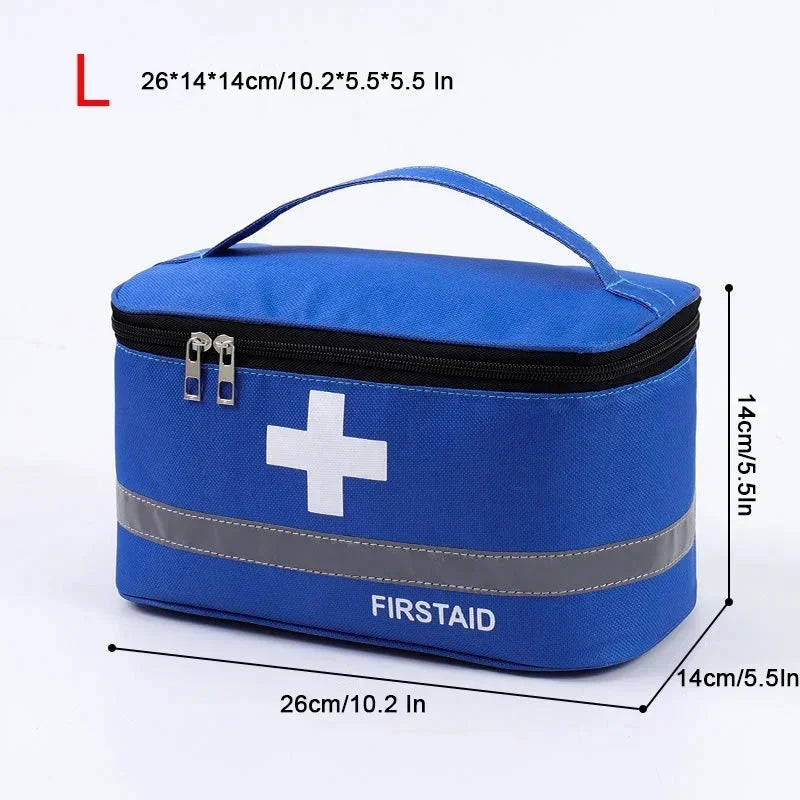 Household First Aid Medical Storage Bag High Capacity Epidemic Prevention Box Iodophor Wound Patch Disinfectant Water Organizers