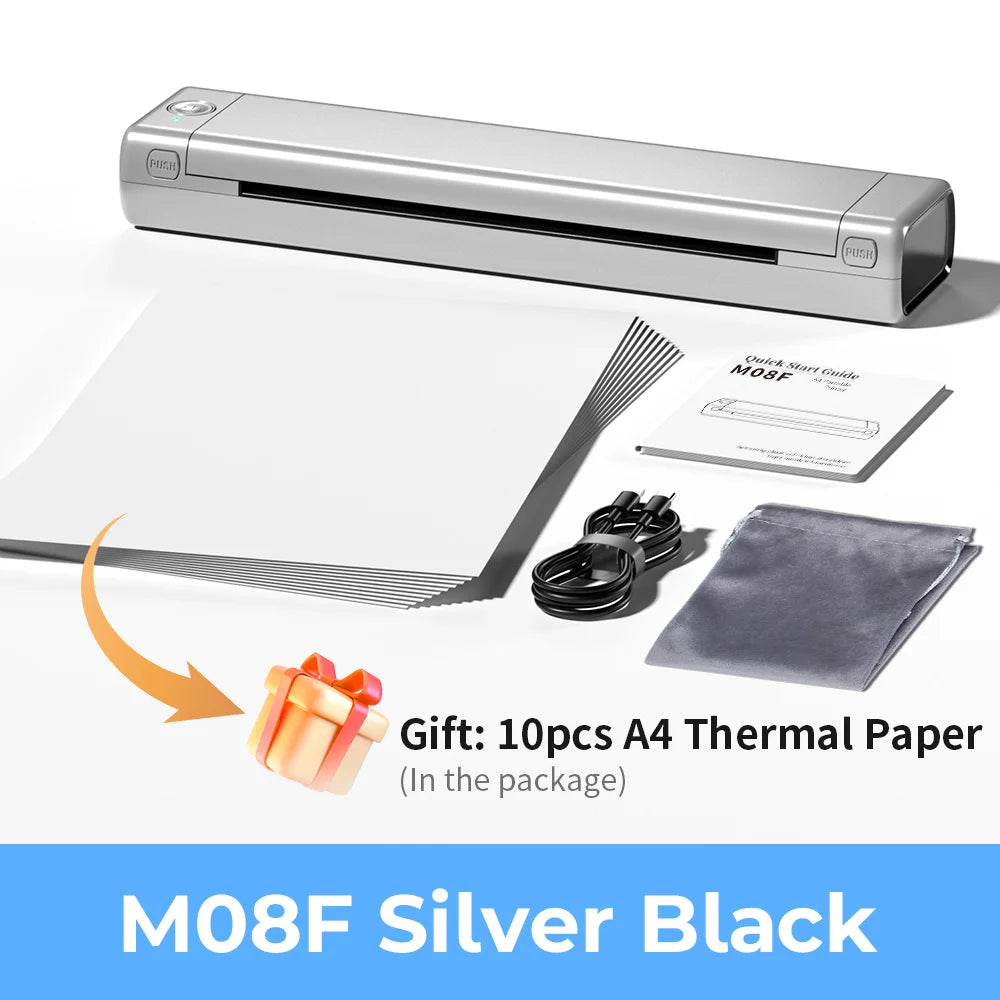 Phomemo M08F Wireless Tattoo Transfer Stencil Printer Tattoo Transfer Thermal Copier Machine Compatible with Smartphone & PC