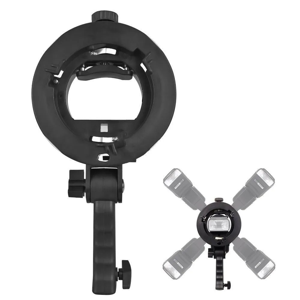 Camera Smartphone Stabilizer, Portable Handle Grip Handheld Video Rig with Carrying Case, Fits for All Camera, Camcorder