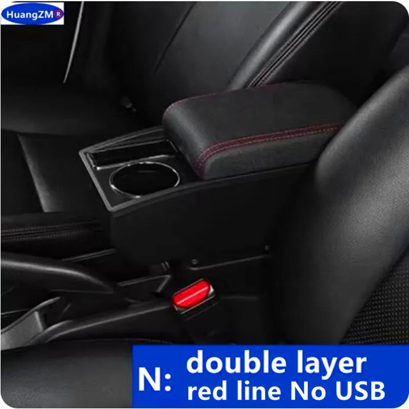 For Chevrolet Spark Armrest Box For Chevrolet Spark 3 III Aveo T200 Car Armrest Storage Box cup holder Retrofit Car Accessories