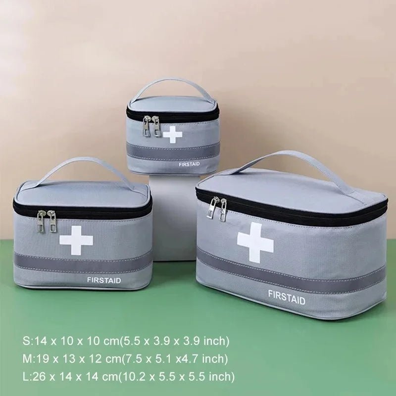 Household First Aid Medical Storage Bag High Capacity Epidemic Prevention Box Iodophor Wound Patch Disinfectant Water Organizers