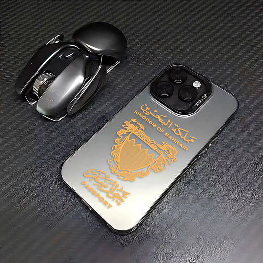 Bahrain Passport Phone Case For iPhone 16 15 14 13 12 11 mini Pro Max X XR XSMAX 8 7 Plus Anti Fall Matte Back Cover