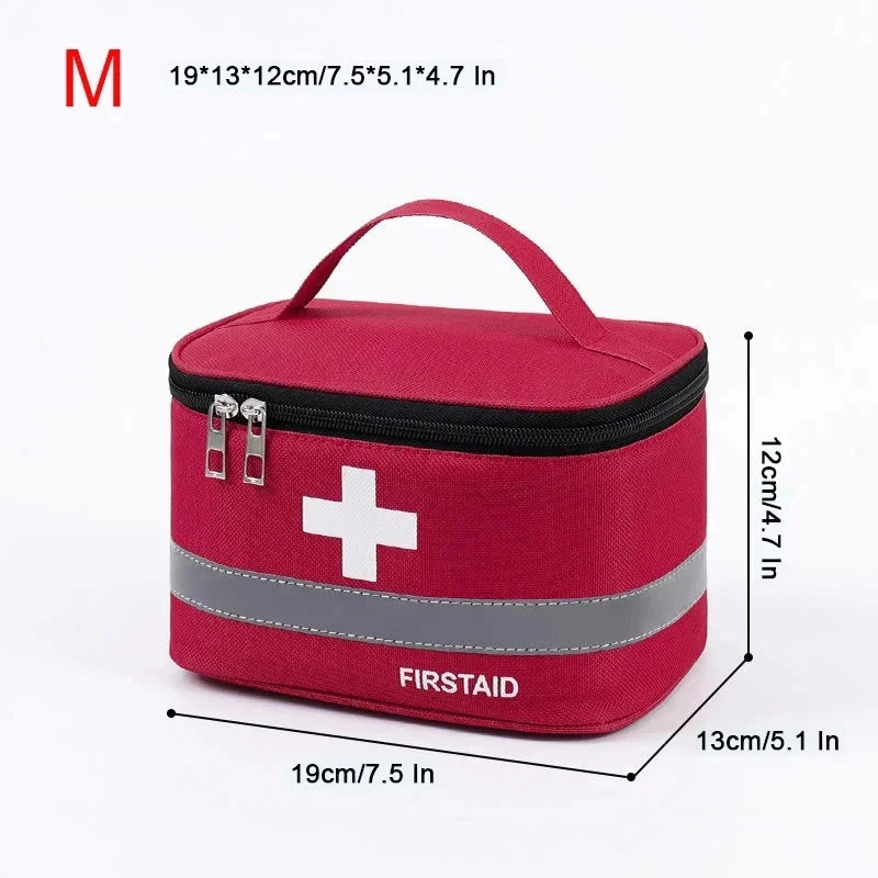 Household First Aid Medical Storage Bag High Capacity Epidemic Prevention Box Iodophor Wound Patch Disinfectant Water Organizers
