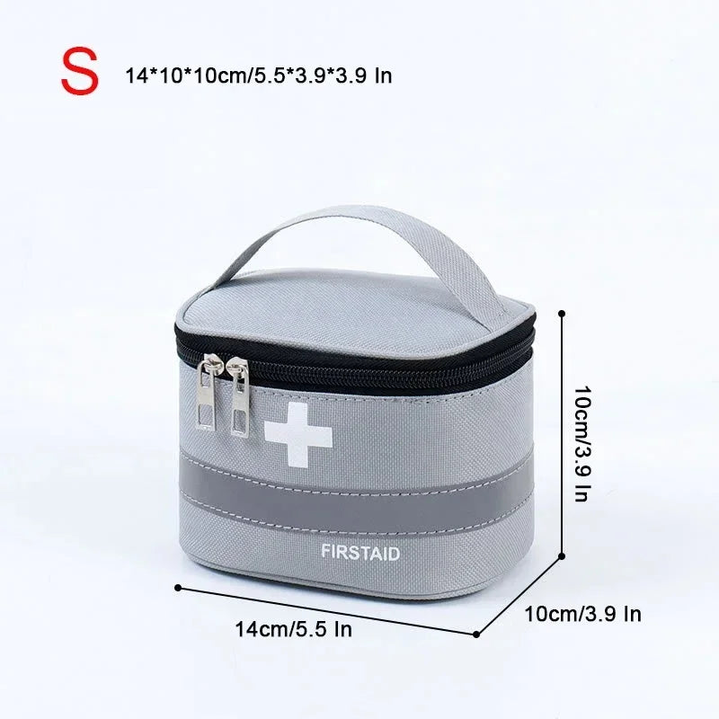 Household First Aid Medical Storage Bag High Capacity Epidemic Prevention Box Iodophor Wound Patch Disinfectant Water Organizers
