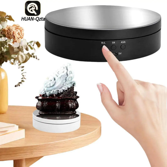 360 Degree Electric Rotating Turntable 3 Speed Motorized Rotating Display Stand for Photography Products Jewelry Watch 3D Models