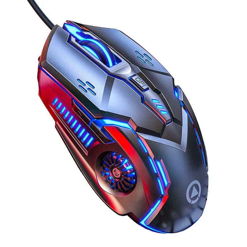 3200dpi Laser Mouse for PC Gamer Gaming Mouse Ergonomic Mice with LED Backlit USB Mice for Computer Gamer Girl Mouse for Laptop