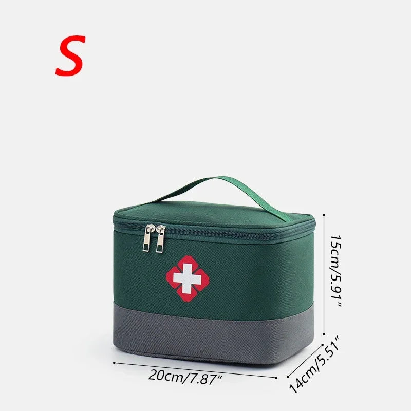 Household First Aid Medical Storage Bag High Capacity Epidemic Prevention Box Iodophor Wound Patch Disinfectant Water Organizers
