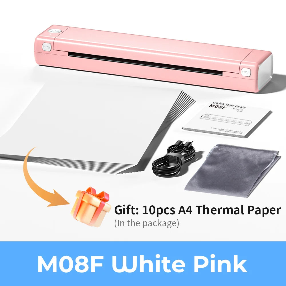 Phomemo M08F Wireless Tattoo Transfer Stencil Printer Tattoo Transfer Thermal Copier Machine Compatible with Smartphone & PC