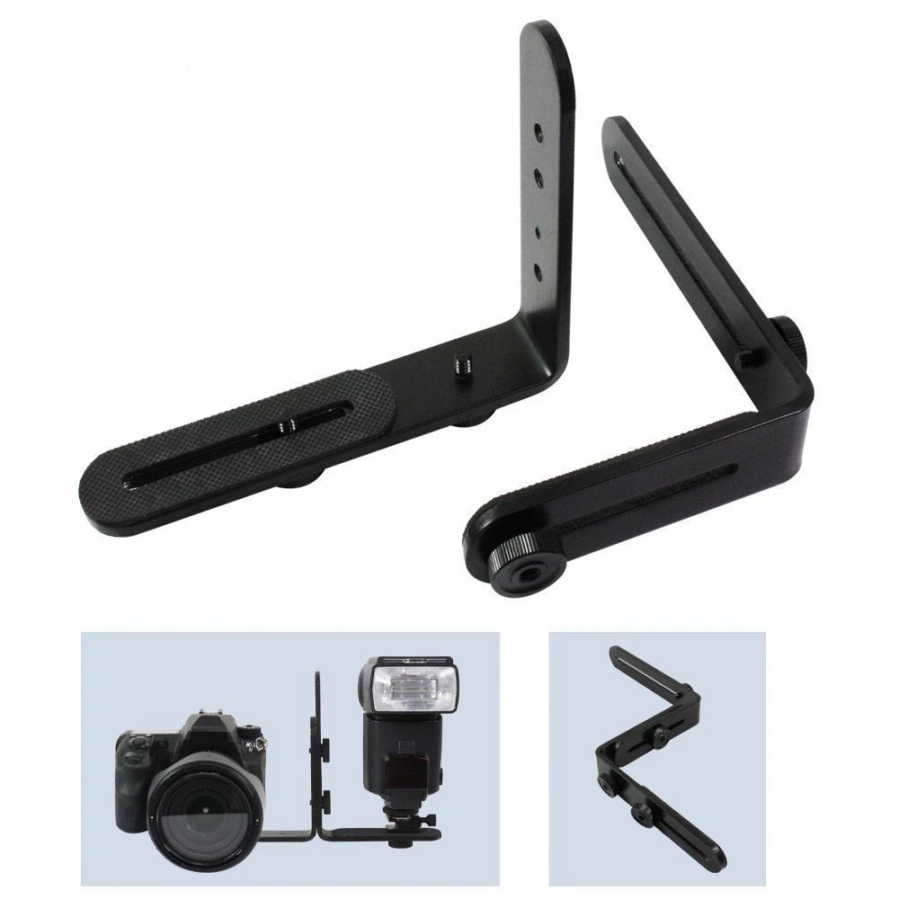 Camera Smartphone Stabilizer, Portable Handle Grip Handheld Video Rig with Carrying Case, Fits for All Camera, Camcorder