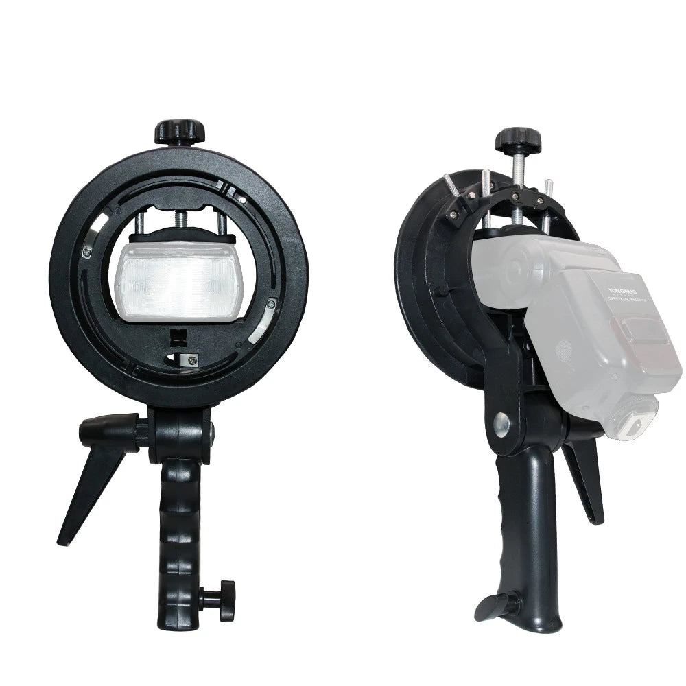 Camera Smartphone Stabilizer, Portable Handle Grip Handheld Video Rig with Carrying Case, Fits for All Camera, Camcorder