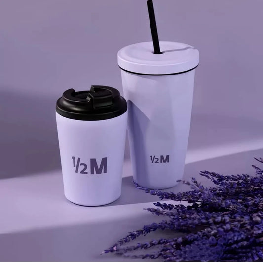 Wholesale Half M coffee cup Insulated cup stainless steel coffee cup insulated water hot and cold＆ice drink leak proof cup，1/2 m